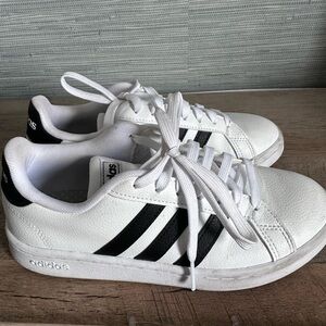 Adidas White and Black Sneakers